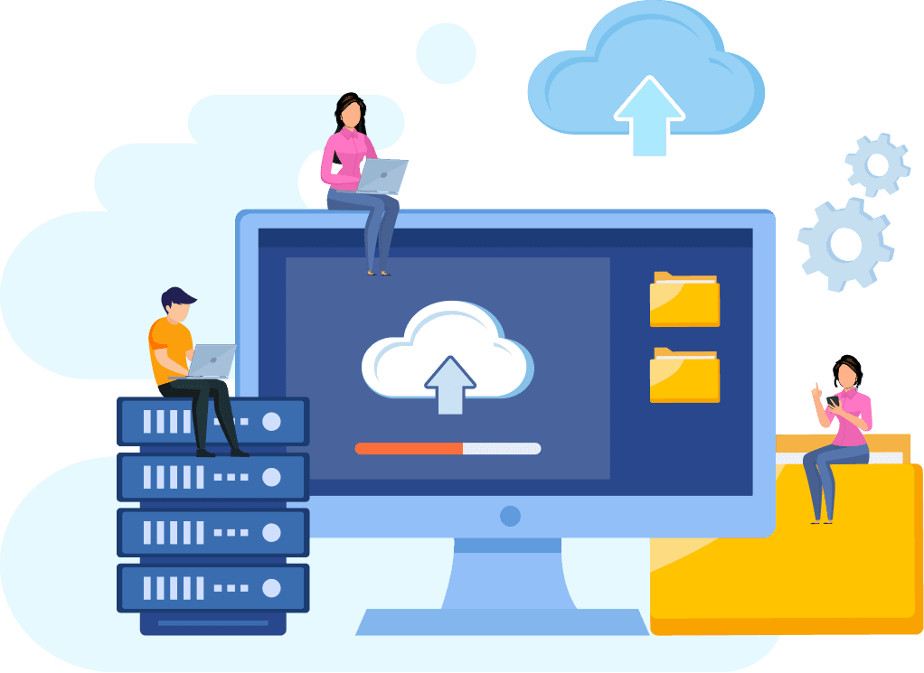 Cloud Computing Illustration Cloud Computing Illustration